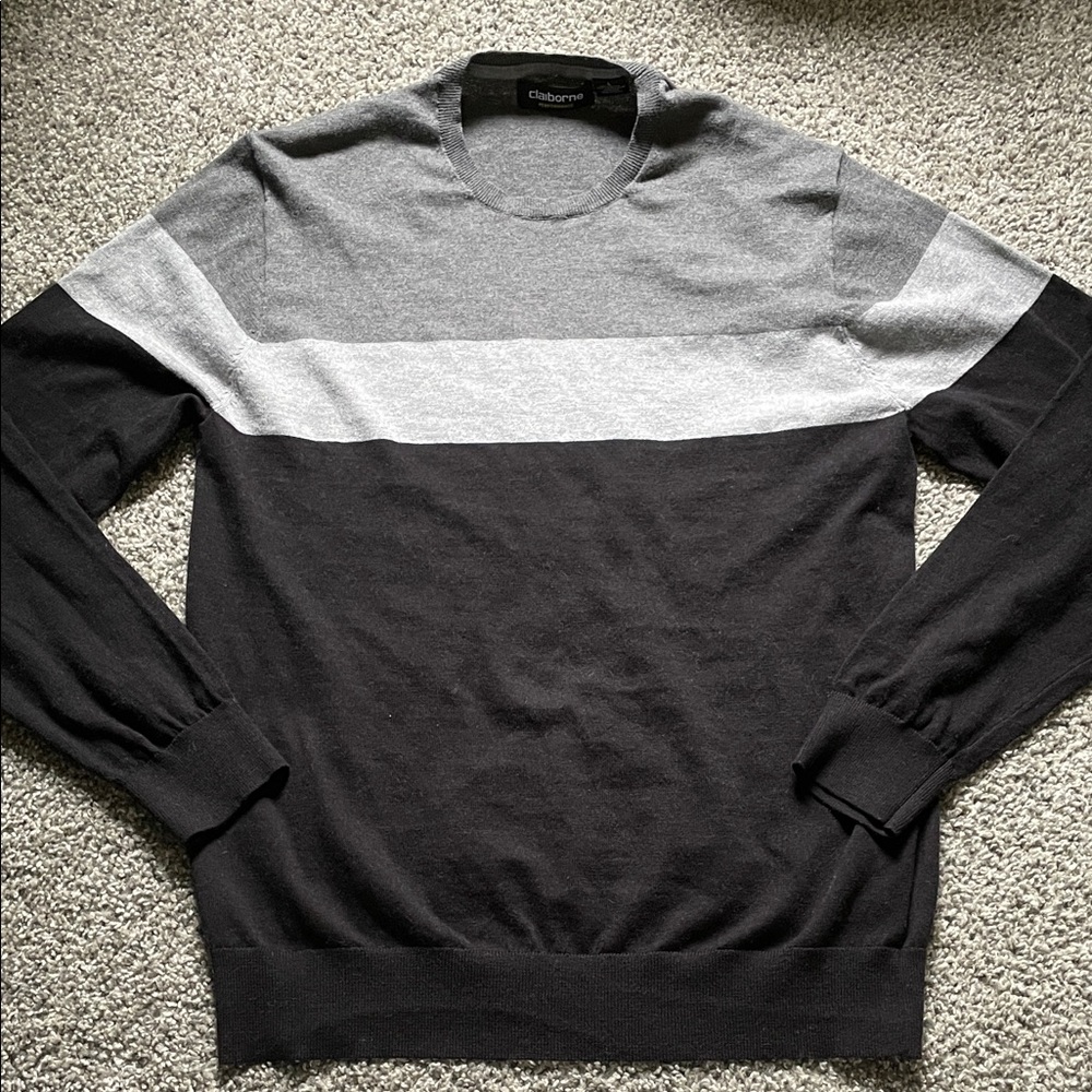 Claiborne Two-Tone Sweater